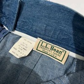 70s 80s USA製 L.L.Bean エルエルビーン ダンガリー デニム ロング タイト スカート /アメリカ製/ビンテージ