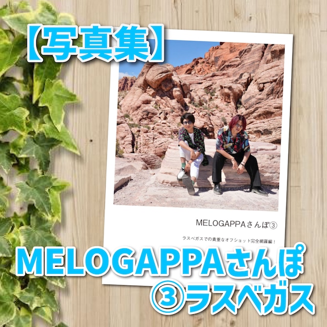 【写真集】MELOGAPPAさんぽ② 日本列島横断 全国ツアーオフショット編