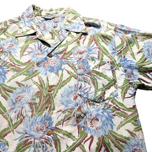 vintage 1950’s KILOHANA cotton hawaiian shirt “floral”