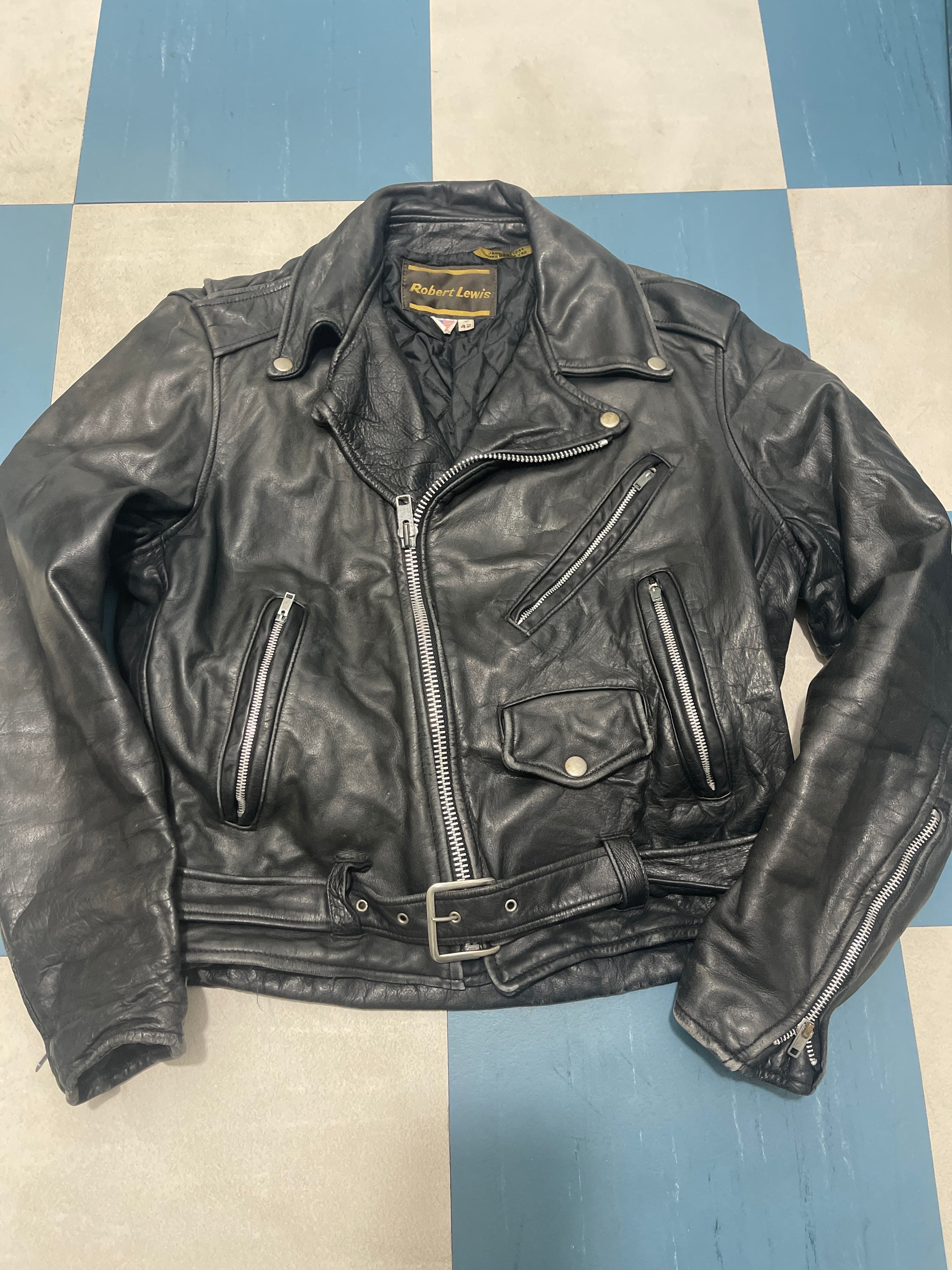 2057 90s M USA製 ROBERT LEWIS W RIDERS ロバートルイス ライダース