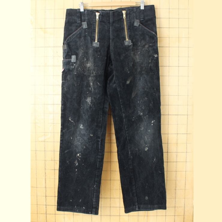 80s 90s USA製 Dickies ディッキーズ 874 ワーク パンツ ネイビー