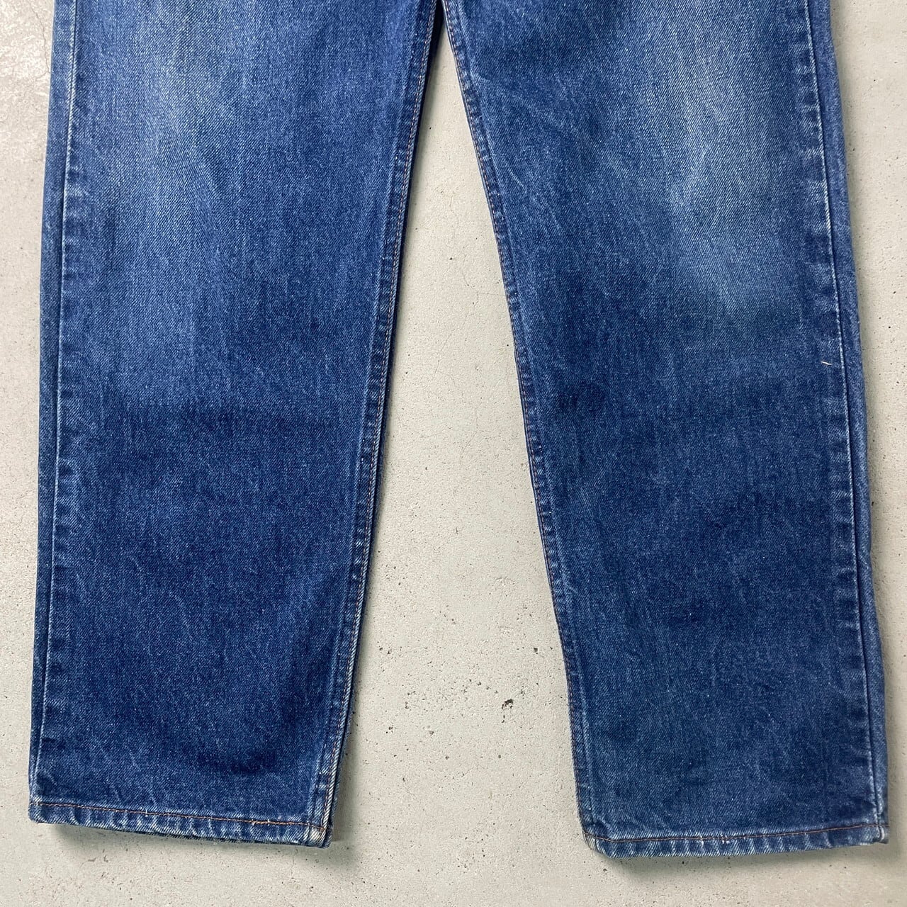 80年代 USA製 Levi's リーバイス 505 ストレートデニムパンツ オレンジ