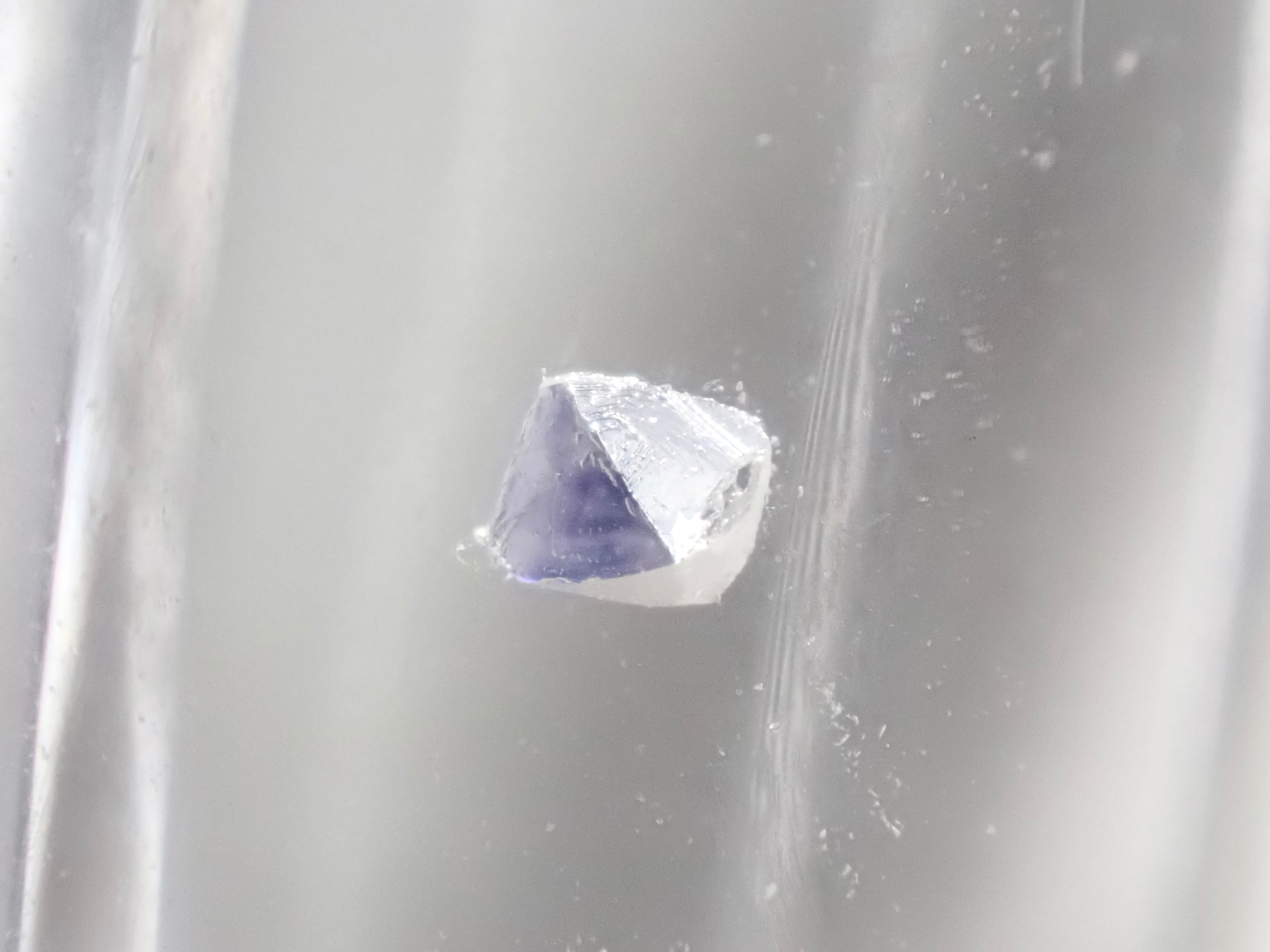 自形八面体】パイライトinフローライト＆クォーツ 蛍石 水晶 原石 標本