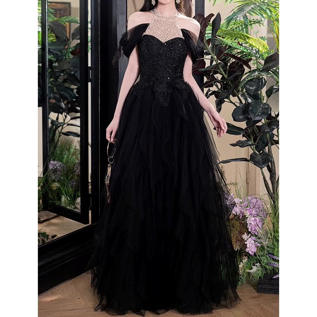 Sleeveless Maxi Party Dress V3116