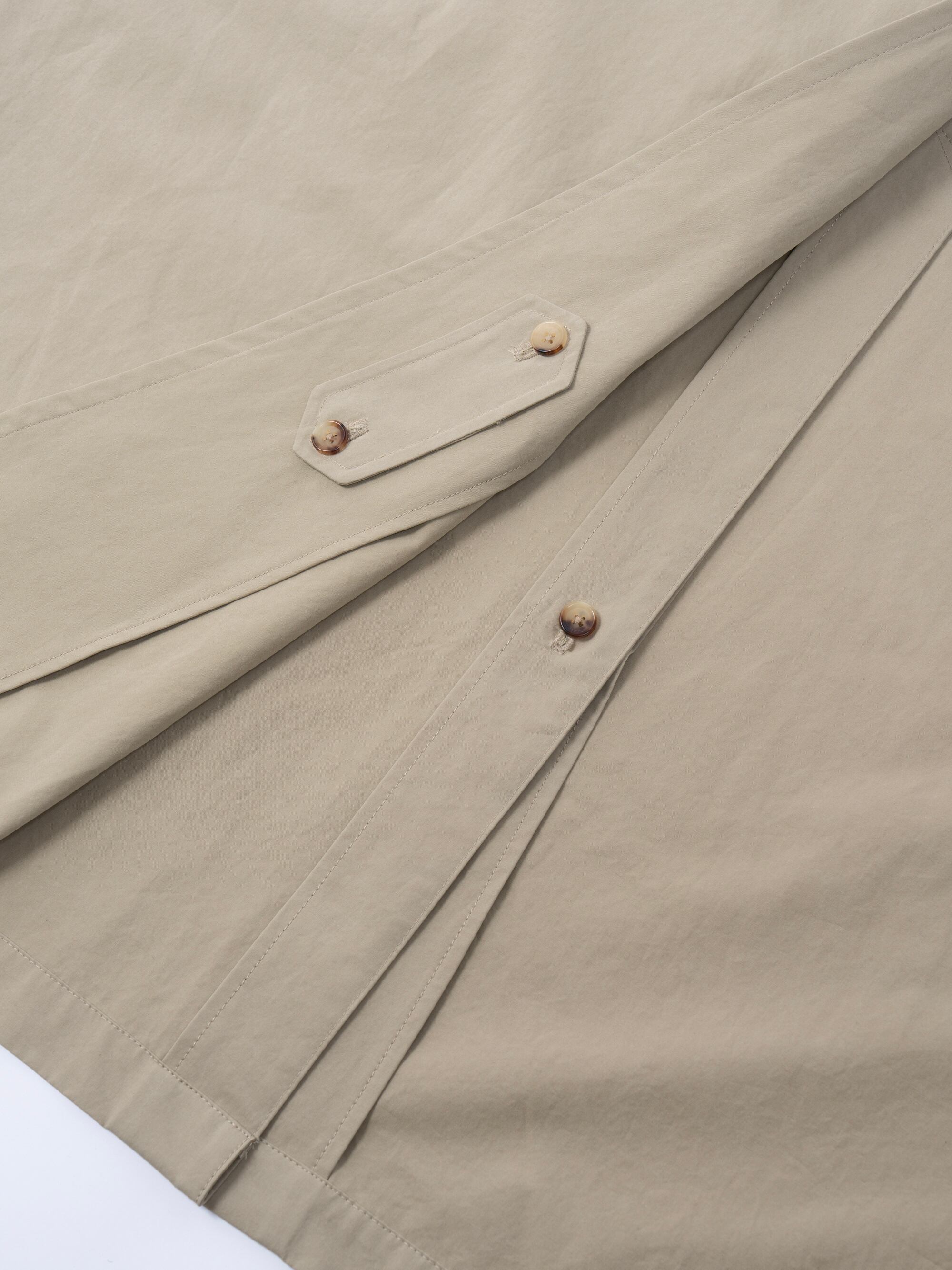 Cotton Bal Collar Over Coat (beige) | OVY