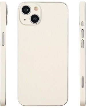 【人気】スキンシール iPhone 13 互換 くすみ 無地 シンプル 側面あり MILK TEA (3)
