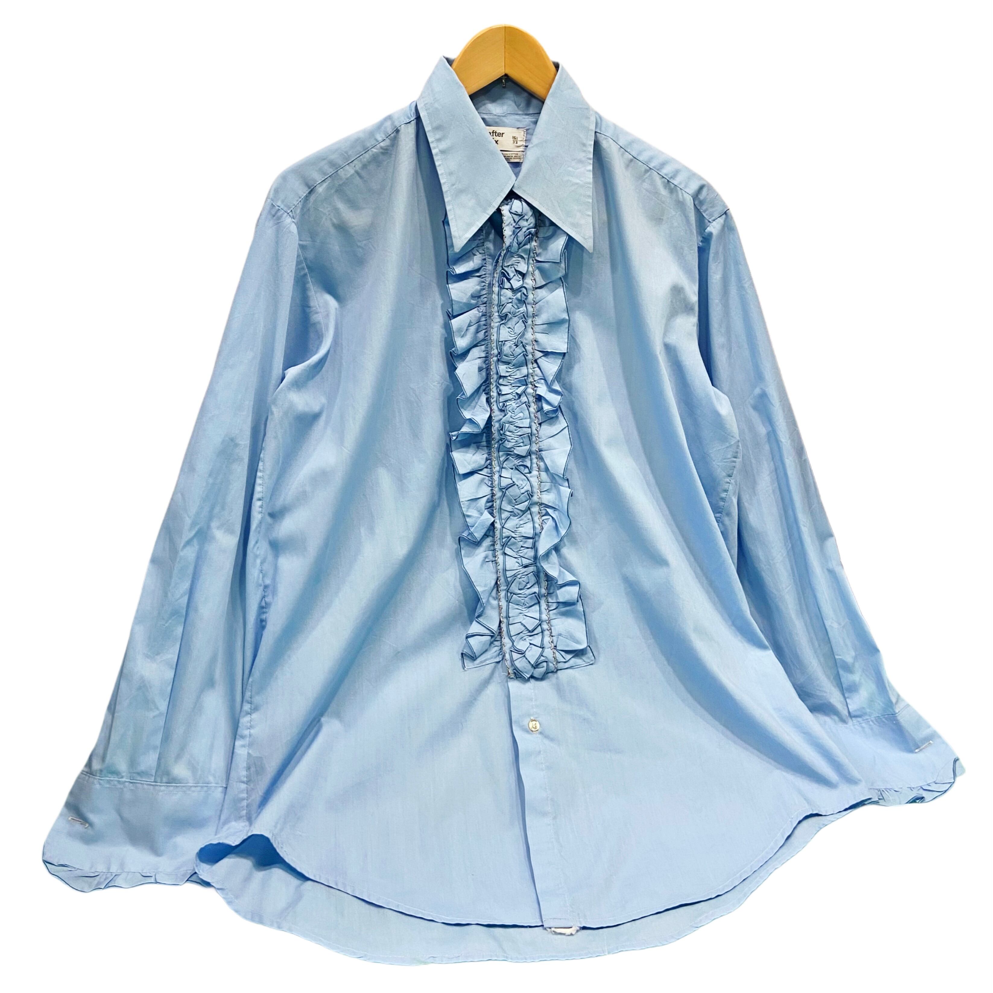 60s CAMPUS シャドウプレイド オープンカラー レーヨンシャツ【XL
