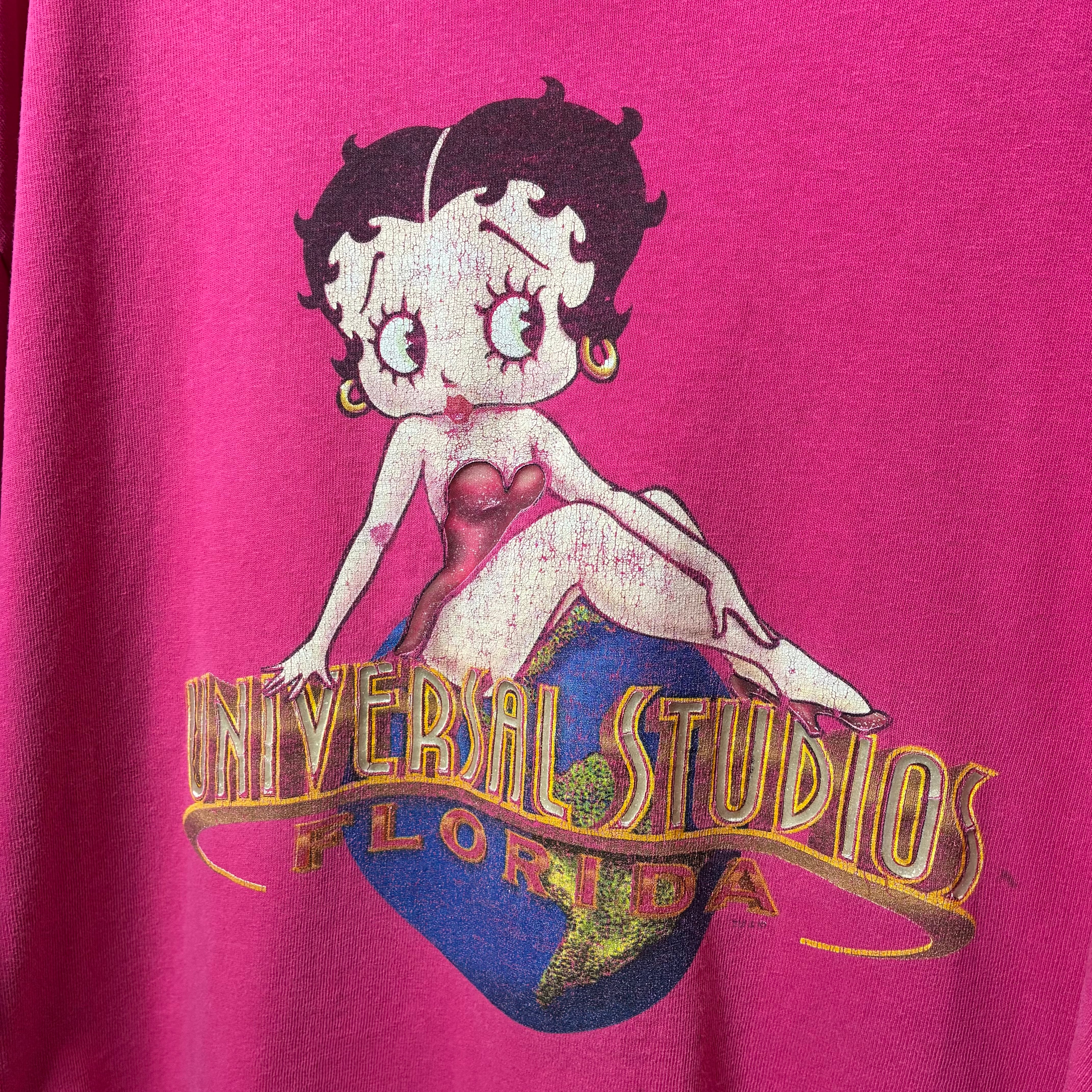 90s-00s Betty Boop by UNIVERSAL STUDIOD コラボTシャツ ベティー