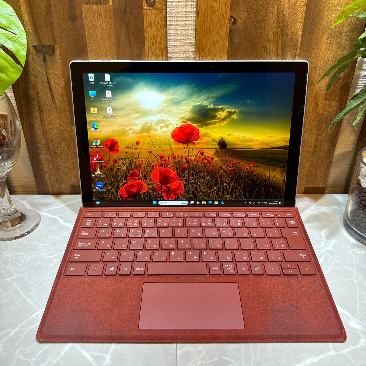 【美品 2021年式】 Microsoft Surface Pro 7+ / 第11世代 Core i5-1135G7 / メモリ8GB / SSD128GB / 12.3インチ タッチパネル式