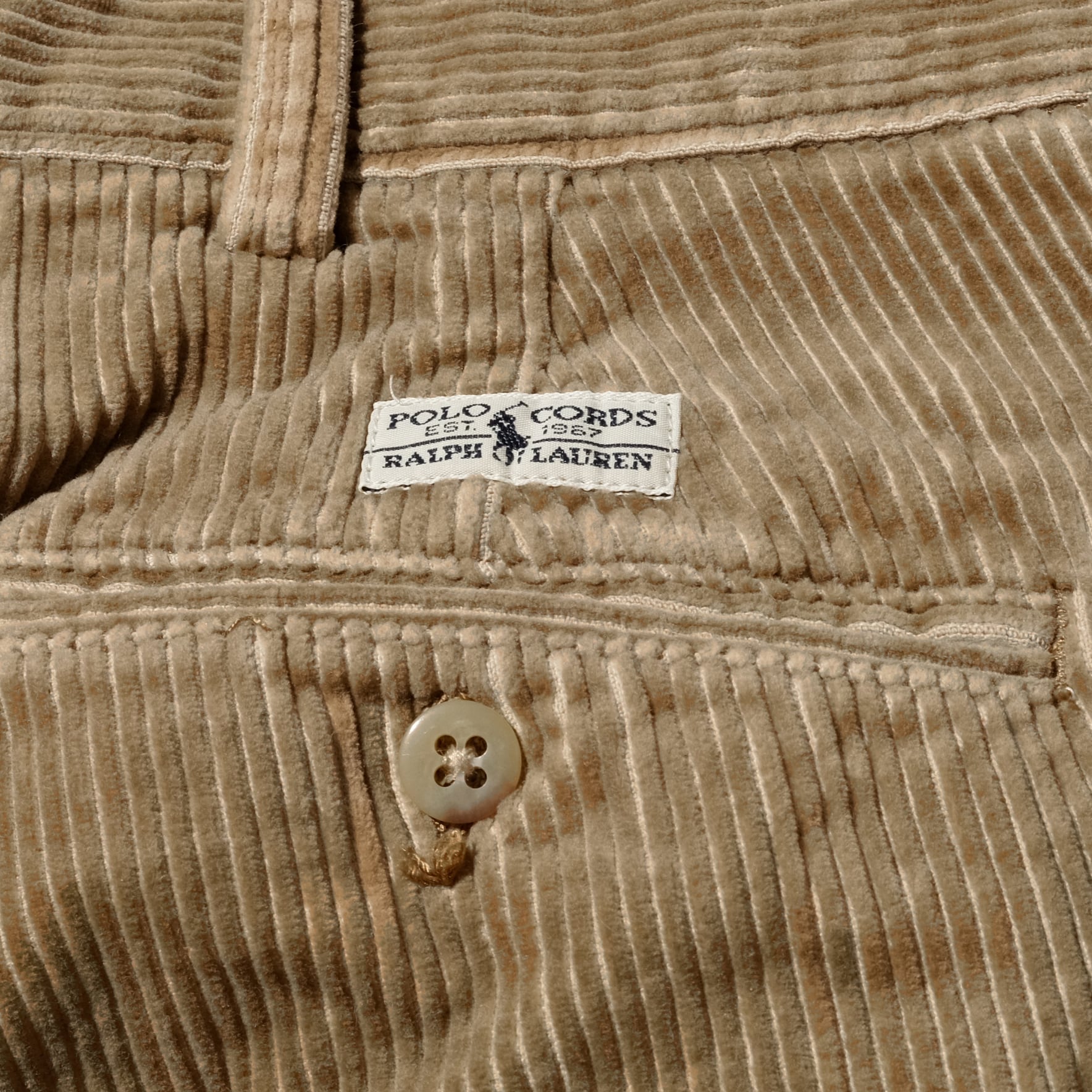 90's Polo by Ralph Lauren 2 tuck corduroy pants 