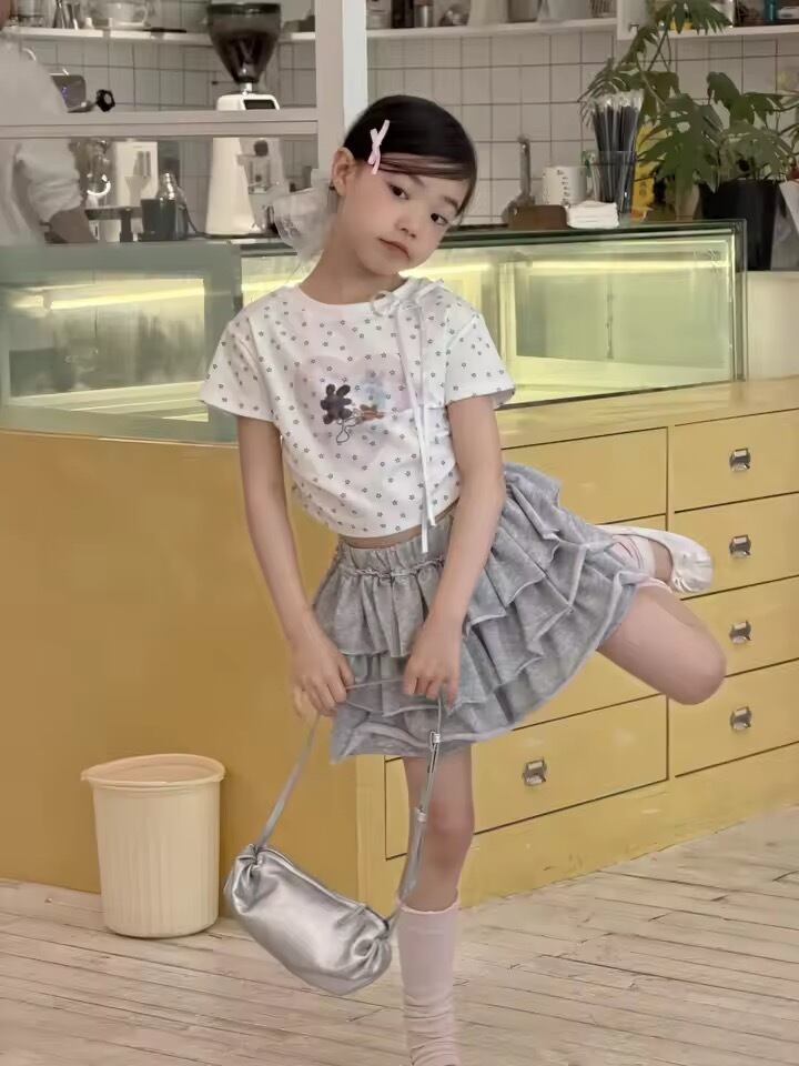 スウェットティアードミニスカート