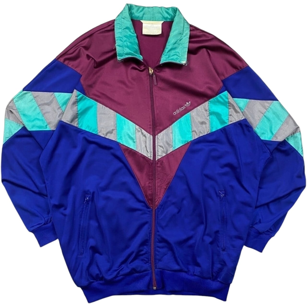 《L》adidas アディダス トラックジャケット 80年代 vintage no.4296