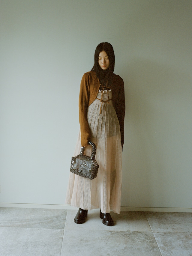 501-NT-006・Sheer links one piece / C/♯beige