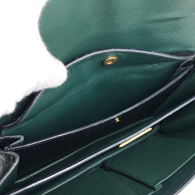 PRADA プラダ ショルダーバッグ ブラック ロック レザー セミショルダーバッグ vintage ヴィンテージ オールド pjtker