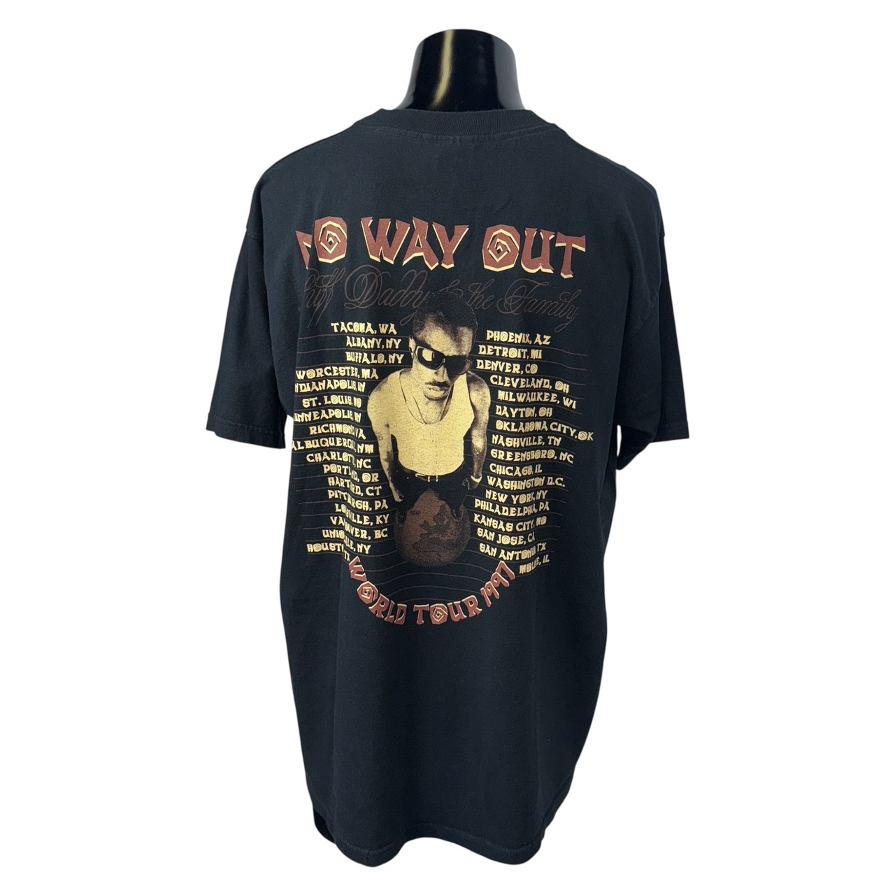 【PUFF DADDY】パフ・ダディ NO WAY OUT 1997年コピーライト 90's Vintage Tシャツ