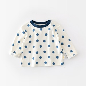 【73-120】秋ドット柄Tシャツ キッズコーディネート