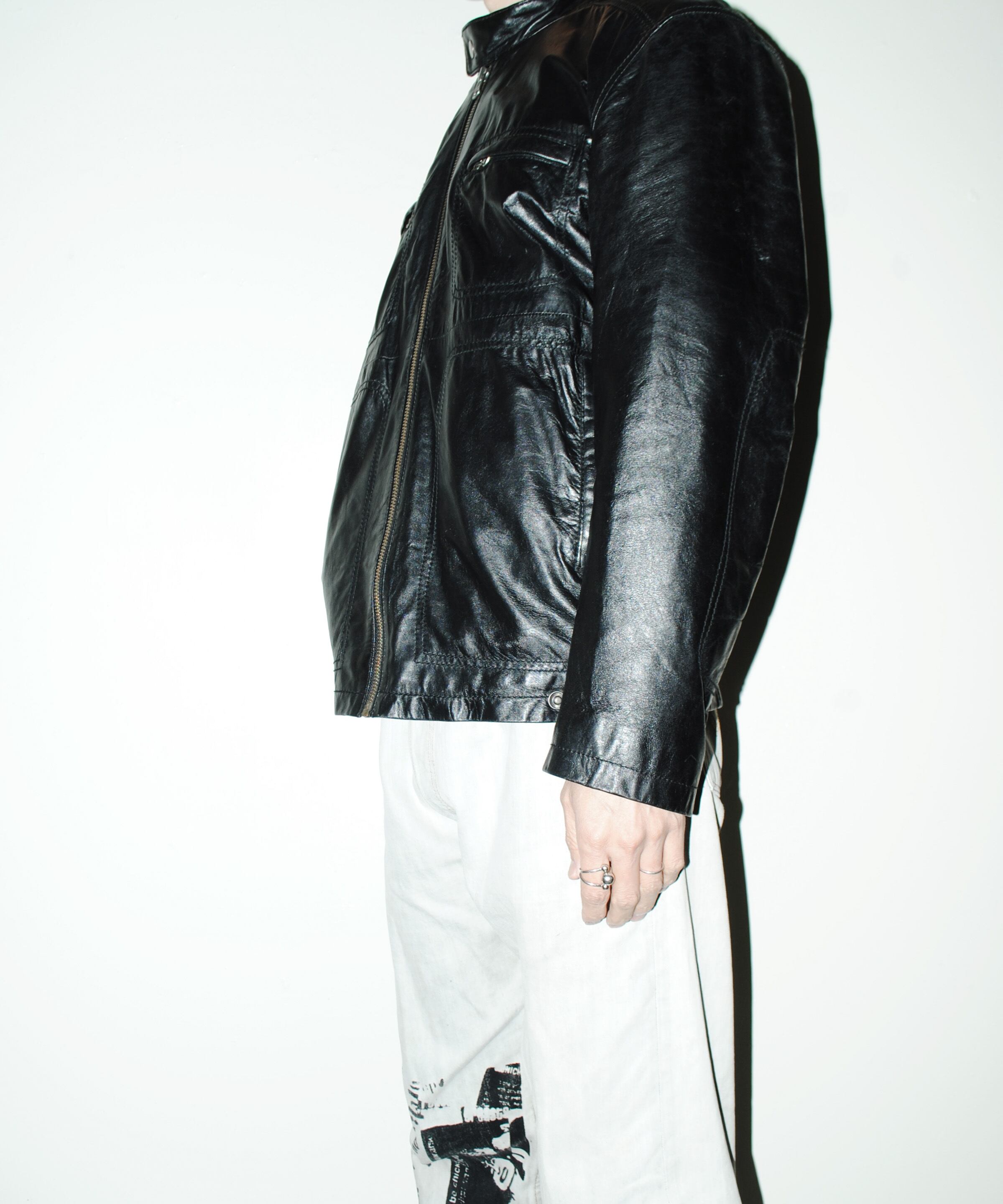 80〜90's VINTAGEイギリス製C.C.C. JAMES JACKET VINTAGE) 1980'S～ MADE IN ENGLAND C.C.C. CHECKERED FLAG PANEL