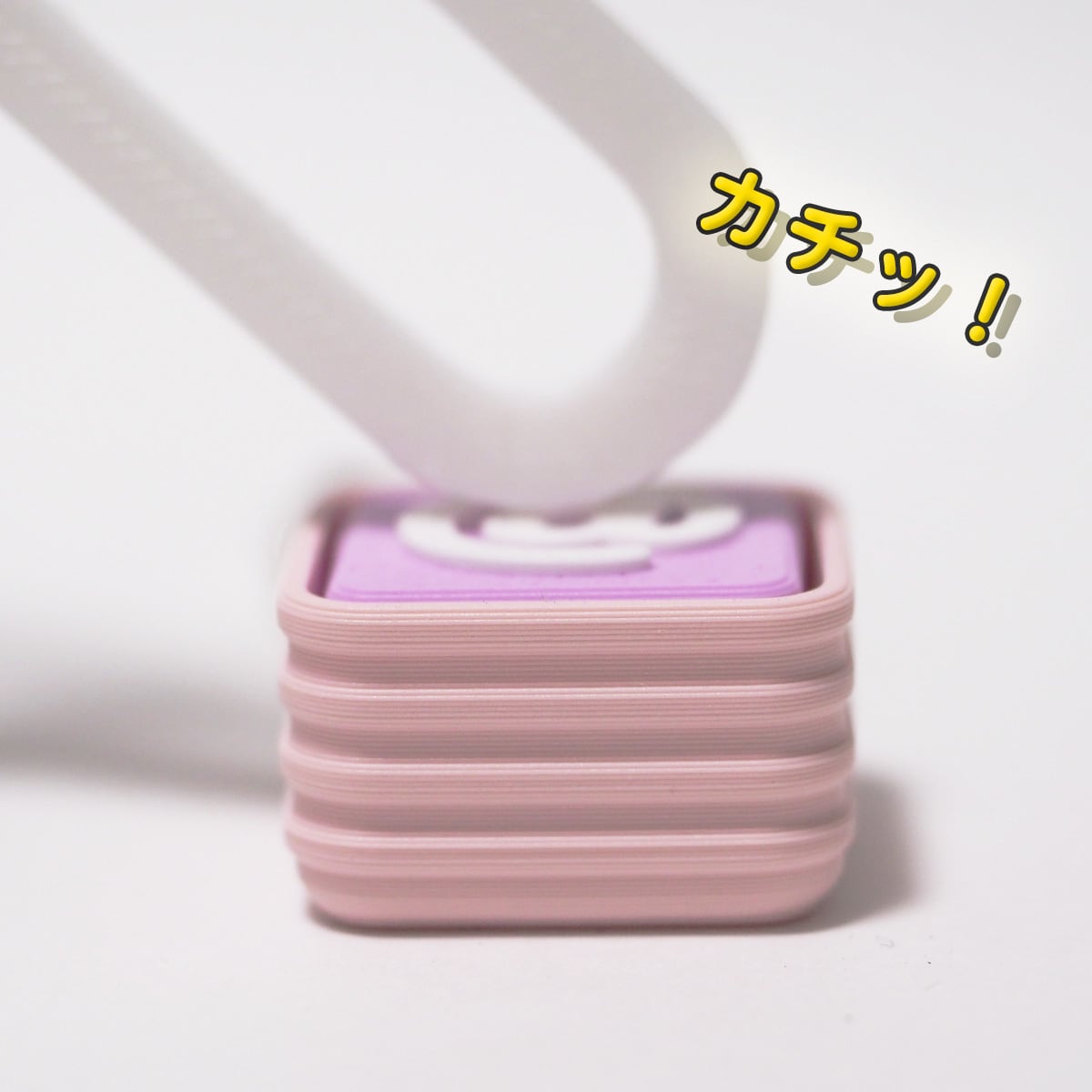 テキストブロック 1文字 クリッカー キーホルダー 【Clicker】シリーズ