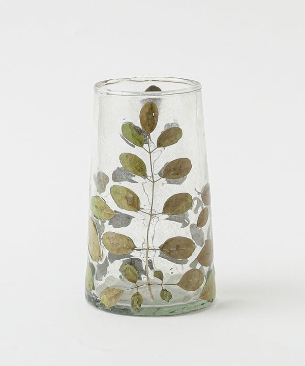 押し花 リサイクルガラスベース