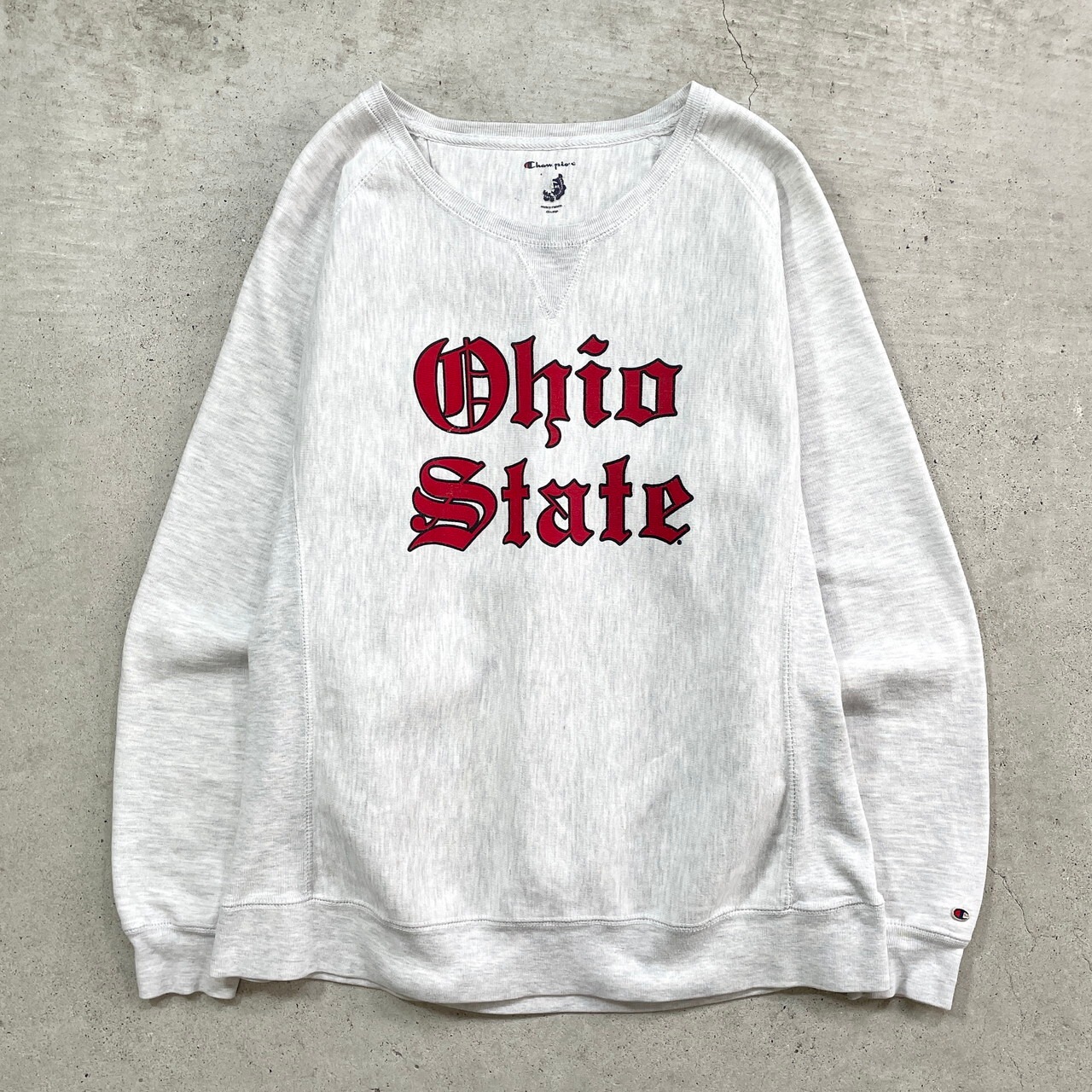 Champion チャンピオン OHIO STATE リバースウィーブ ラグラン  