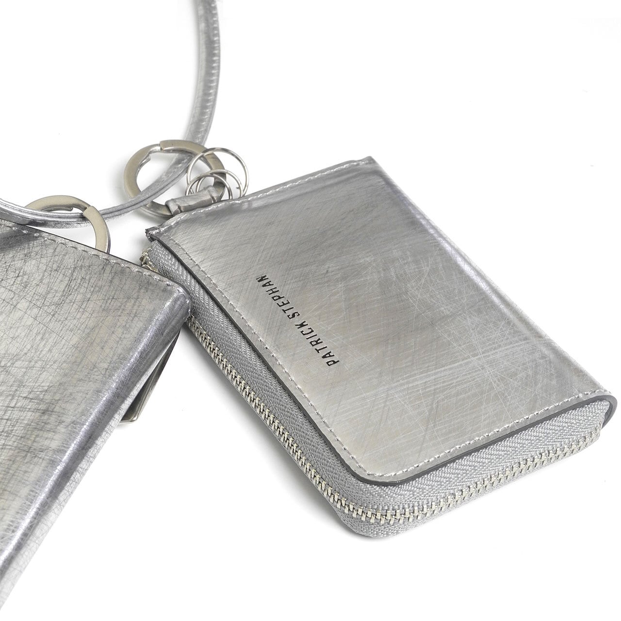 183AWA06 Leather wallet & card case 'empty-handed' ネック