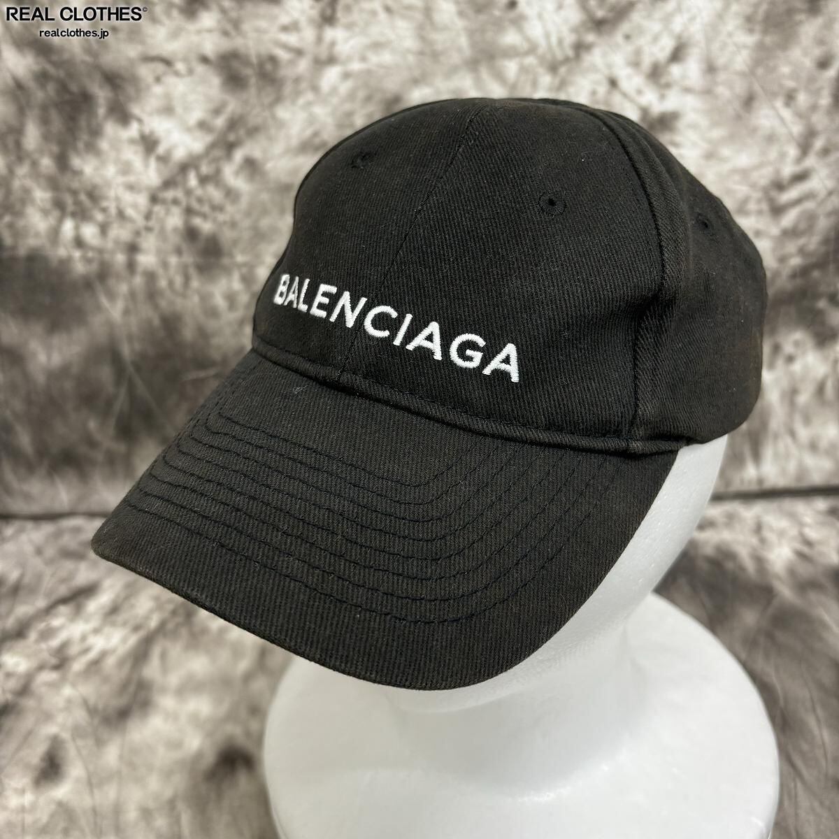 BALENCIAGA 22SS ロゴ刺繍 ベースボールキャップ BALENCIAGAバレンシアガ ベースボールキャップ Balenciaga - 美品