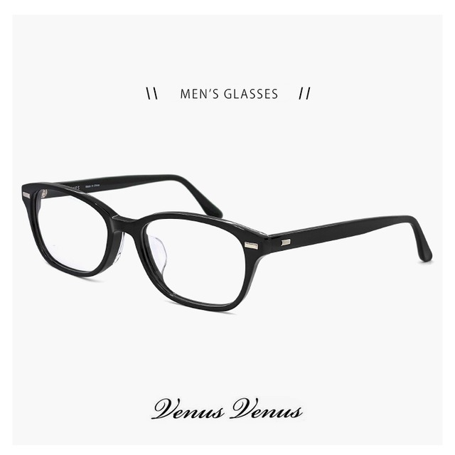 メンズ メガネ 1295 1 眼鏡 ウェリントン 型 フレーム 男性用 モデル Venus 2 黒縁 黒ぶち メガネ サングラス 帽子 の 通販 Sunglass Dog