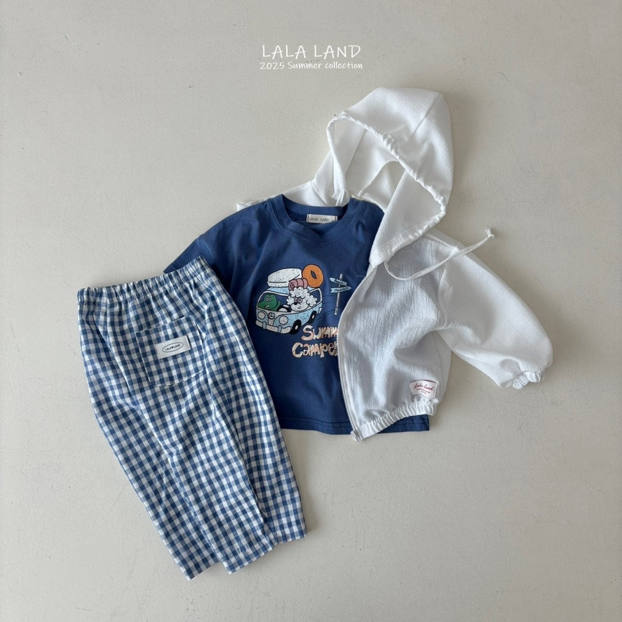 即納】LALA LAND ) Summer camping T (kids) ♡ | Moon port