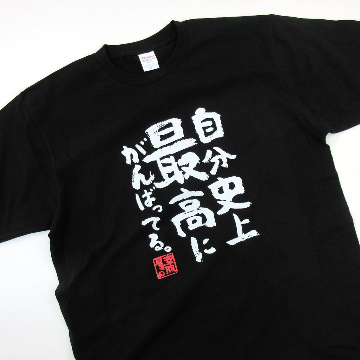 自分史上最高にがんばってる 合格祈願 Tシャツ ka500-20 受験対策 試験対策 願掛け お守り