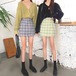 ✞ ショートスカート チェック柄カジュアルAライン ✞ゴスロリ SM ミリ 甘ロリ クラロリ 和ロリ エレガント 黒ロリ 姫ロリ 華ロリ BB-BB40488370713