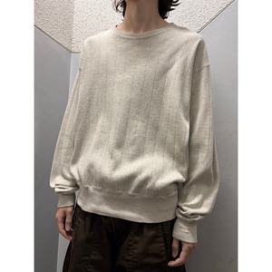 90's ralph lauren リブ編みカットソー