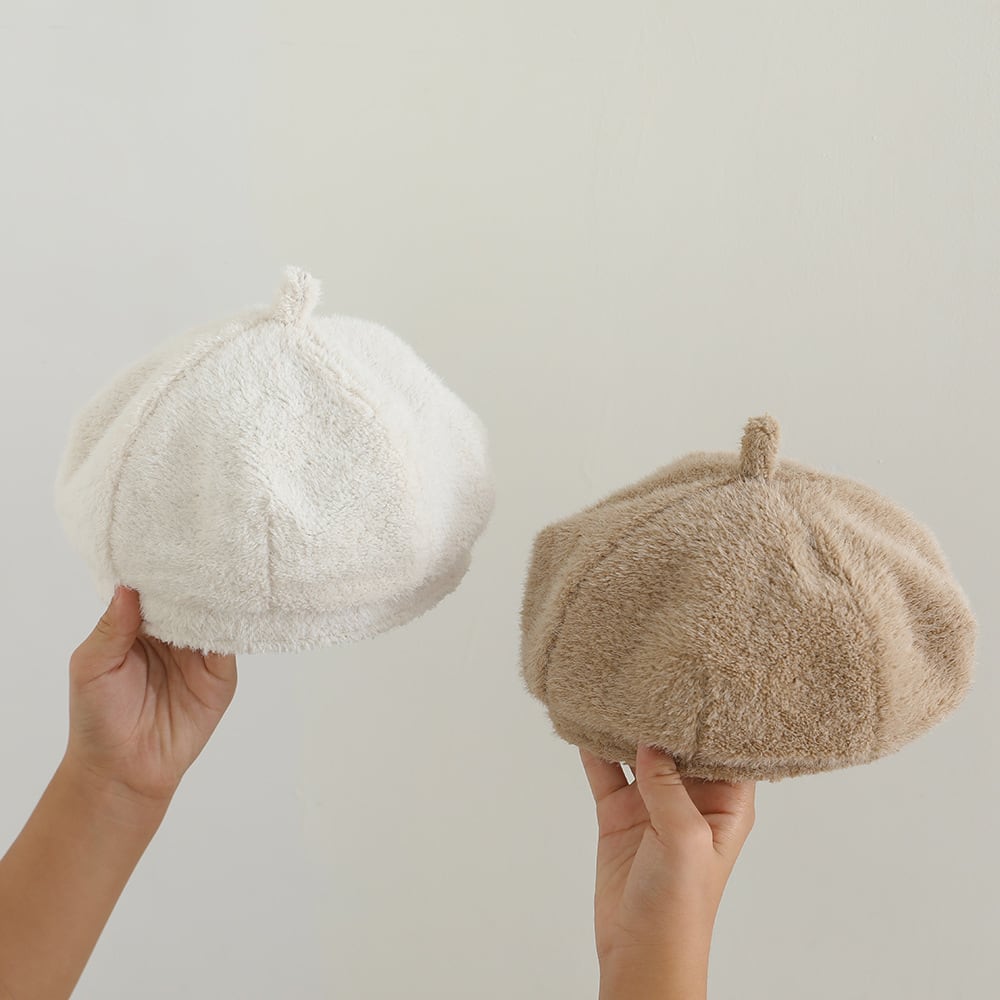 もこもこベレー帽