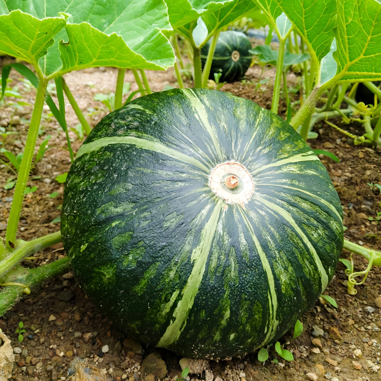 【有機栽培　熊本県天草産の野菜】かぼちゃ（2Kg）（有機JAS認証対応商品）