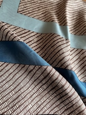 geometric frame silk scarf-5150-8