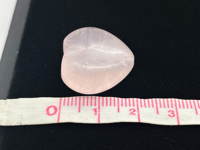 ハート型ハンドメイドビーズ素材セット（ローズクォーツ）