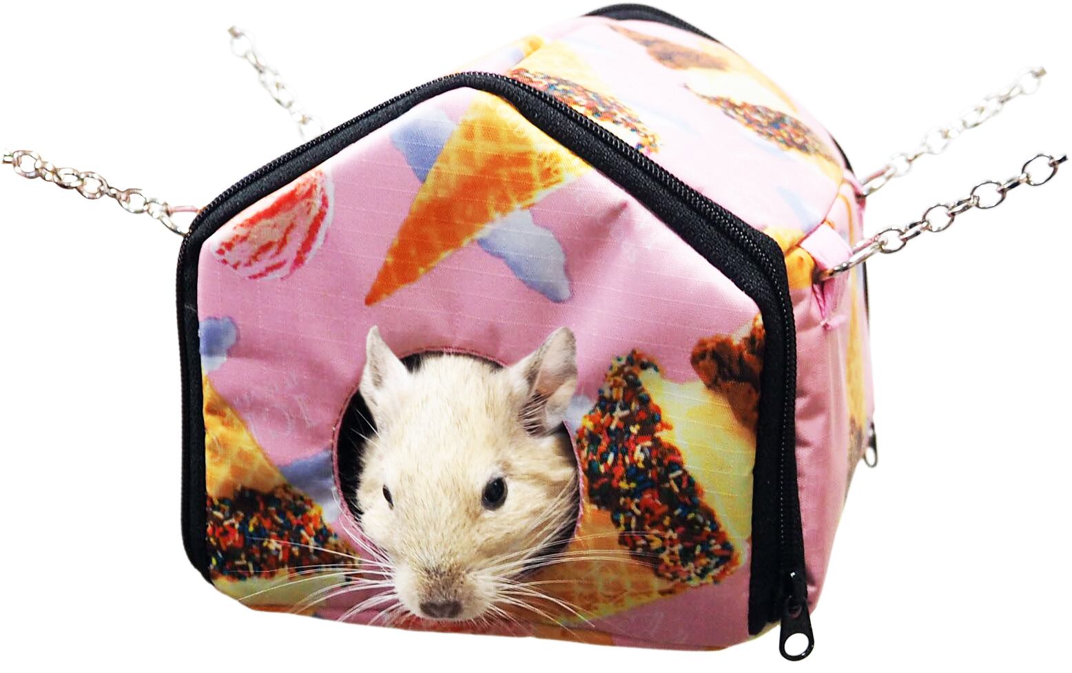 【小動物】アイスクリームのおうち ピンク