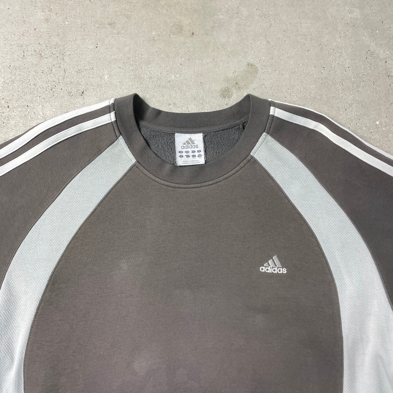 00年代 adidas アディダス スウェットシャツ サンフェード 