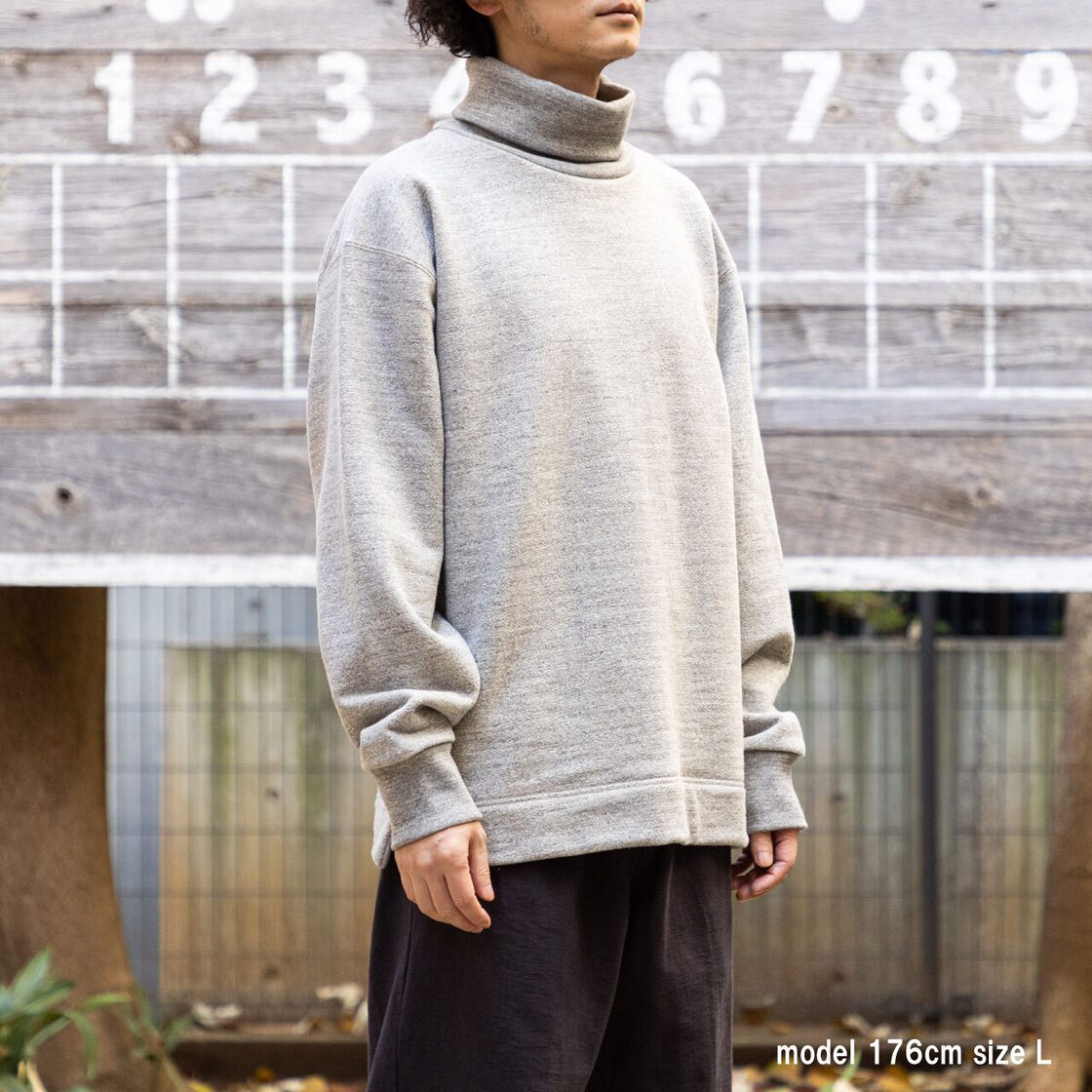 Jackman ジャックマン JM7366 GG Sweat Highneck GG スウェット 