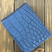 アリゲーター × MARGO マネークリップ スチールブルー