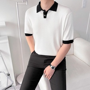 モノトーンバイカラーポロシャツ　MT0080223