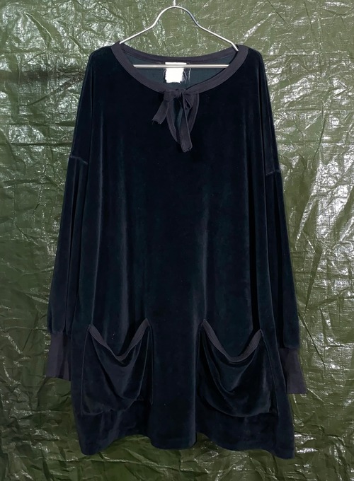 1980s SONIA RYKIEL VELOUR SWEATSHIRT