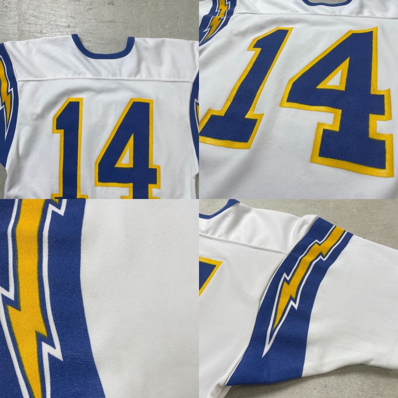 80年代 USA製 Rawlings NFL フットボールシャツ メンズM-L相当 古着 