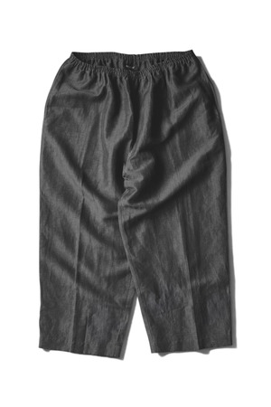 00's "eskandar" Linen Wool Easy Trousers Made in POLAND