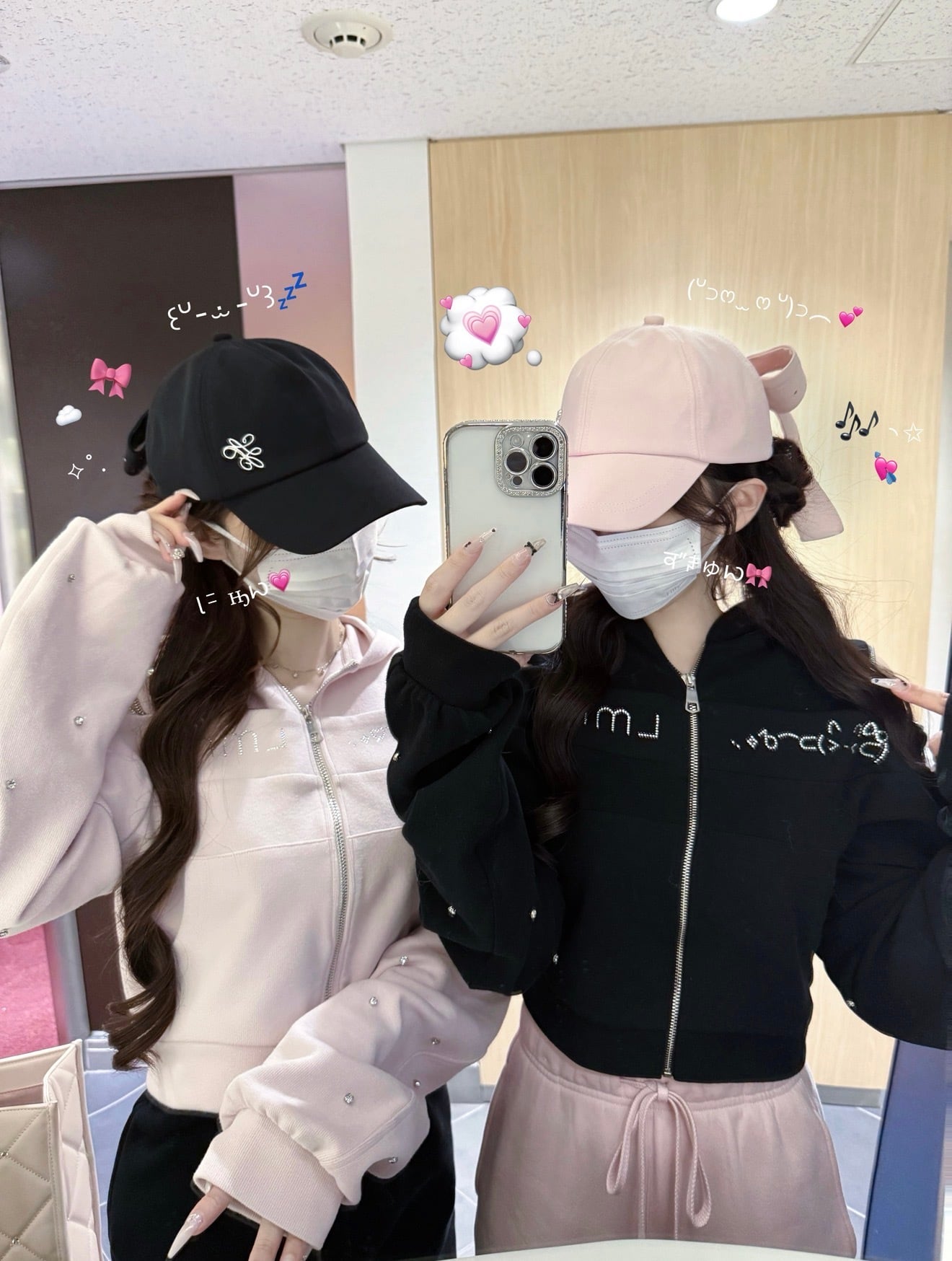 Lumignon original ♥ Lumignon back ribbon cap【ブラック】 | Lumignon