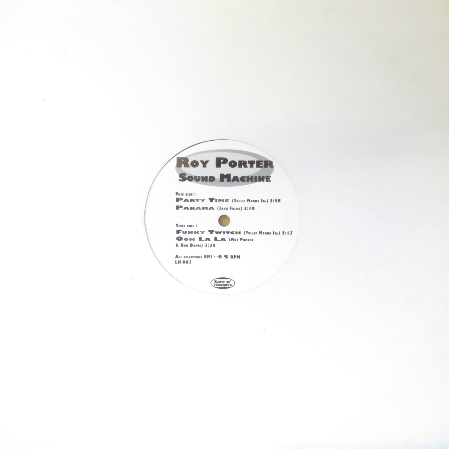 Roy Porter Sound Machine / Roy Porter Sound Machine [LH 003] - 画像3
