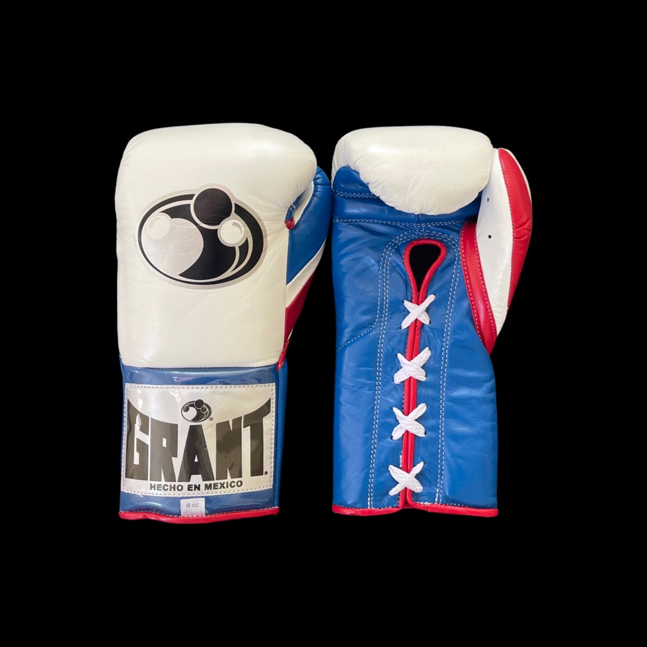 Grant グラントパンチャーグローブ ホワイト/ブルー/レッド 8oz 