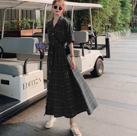 新製品情報も満載 ゴルフウェア ワンピ リボン ボタニカル柄 ポケット