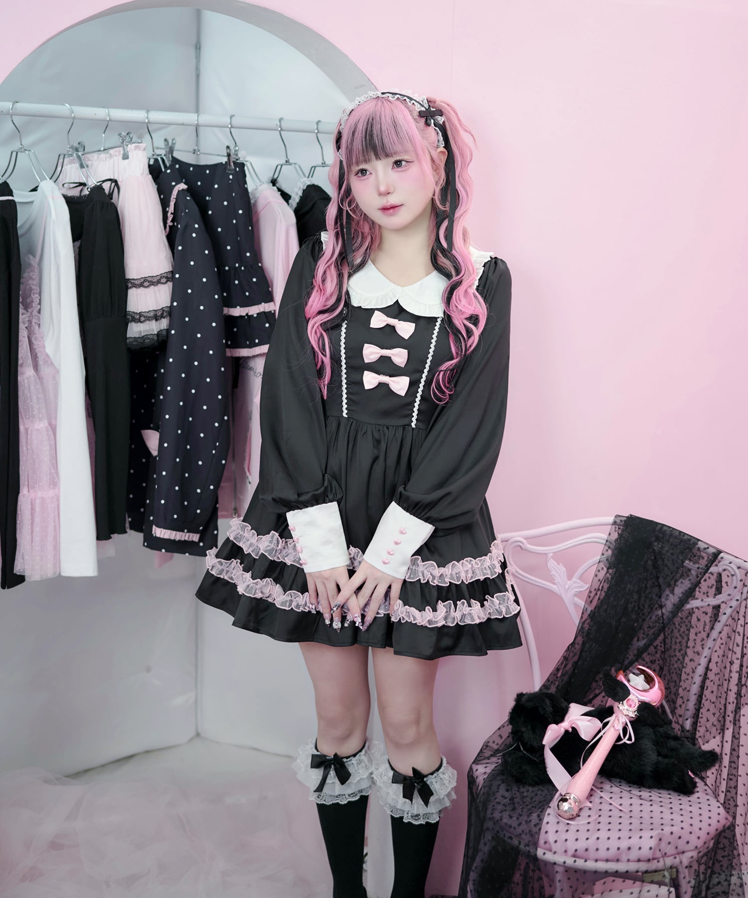 ま*ん様 コヤンイサムチョン　ぽってり可愛い　ハートフリンジとフリルのデニムバッ 槙田紗子プロデュースのHey!Mommy!が初アルバム発表、ジャケットに