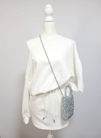 オフショルダーミニスカート セットアップ