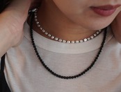 【 WAVE 】berry beads middle necklace